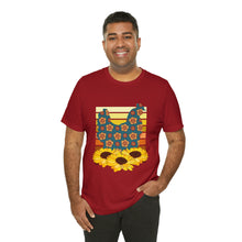 Load image into Gallery viewer, Chicken Sunflowers Short Sleeve T-Shirt
