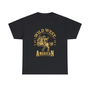 Wild West American Heritage Heavy Cotton T-Shirt