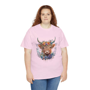 Highland Cow Heavy Cotton T-Shirt