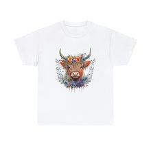 Load image into Gallery viewer, Highland Cow Heavy Cotton T-Shirt
