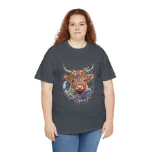 Load image into Gallery viewer, Highland Cow Heavy Cotton T-Shirt
