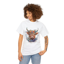 Load image into Gallery viewer, Highland Cow Heavy Cotton T-Shirt
