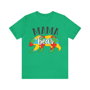 Autism Mama Bear Short Sleeve T-Shirt