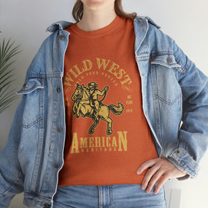 Wild West American Heritage Heavy Cotton T-Shirt