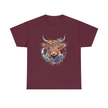 Load image into Gallery viewer, Highland Cow Heavy Cotton T-Shirt
