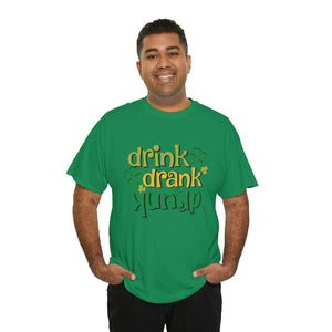 Drink Drank Drunk Heavy Cotton T-Shirt