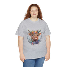 Load image into Gallery viewer, Highland Cow Heavy Cotton T-Shirt
