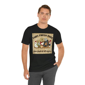 Farm Fresh Eggs Short Sleeve T-Shirt