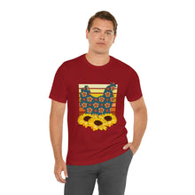 Load image into Gallery viewer, Chicken Sunflowers Short Sleeve T-Shirt
