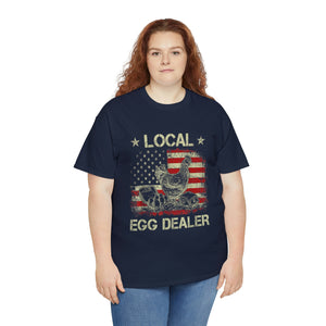 Patriotic Egg Dealer Heavy Cotton T-Shirt