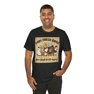 Farm Fresh Eggs Short Sleeve T-Shirt