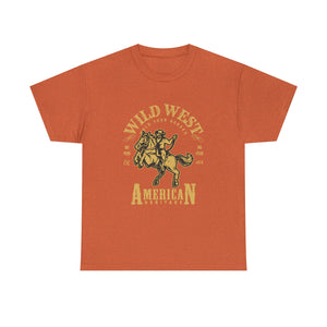 Wild West American Heritage Heavy Cotton T-Shirt