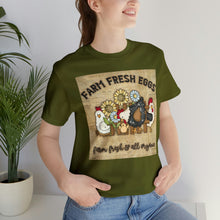 Load image into Gallery viewer, Farm Fresh Eggs Short Sleeve T-Shirt
