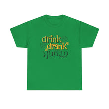 Load image into Gallery viewer, Drink Drank Drunk Heavy Cotton T-Shirt
