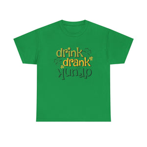 Drink Drank Drunk Heavy Cotton T-Shirt