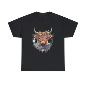 Highland Cow Heavy Cotton T-Shirt