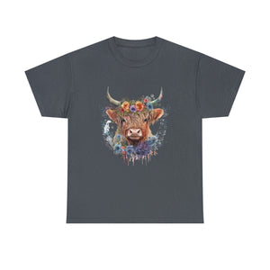 Highland Cow Heavy Cotton T-Shirt