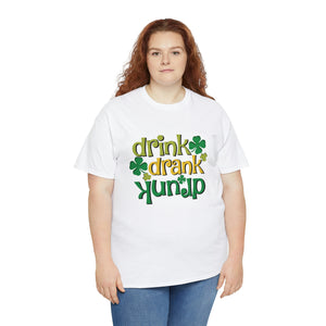 Drink Drank Drunk Heavy Cotton T-Shirt