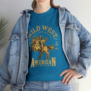 Wild West American Heritage Heavy Cotton T-Shirt