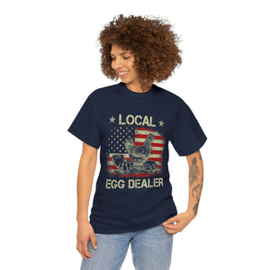 Patriotic Egg Dealer Heavy Cotton T-Shirt