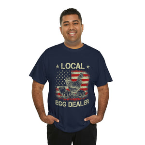 Patriotic Egg Dealer Heavy Cotton T-Shirt