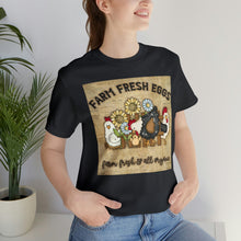 Load image into Gallery viewer, Farm Fresh Eggs Short Sleeve T-Shirt
