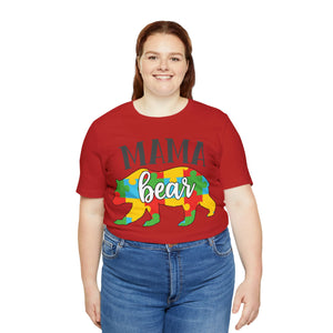 Autism Mama Bear Short Sleeve T-Shirt