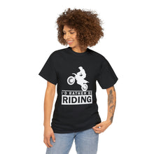 Load image into Gallery viewer, I&#39;d  Rather Be Riding Heavy Cotton T-Shirt
