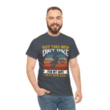 Load image into Gallery viewer, Dirt Bike Wife Swap Heavy Cotton T-Shirt
