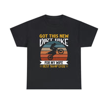 Load image into Gallery viewer, Dirt Bike Wife Swap Heavy Cotton T-Shirt
