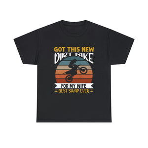 Dirt Bike Wife Swap Heavy Cotton T-Shirt