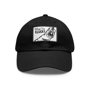 What The Cluck Hat - Distressed Black Snapback