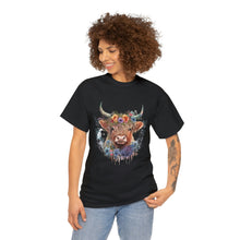 Load image into Gallery viewer, Highland Cow Heavy Cotton T-Shirt
