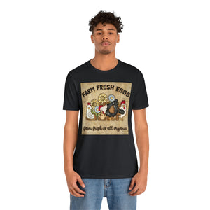 Farm Fresh Eggs Short Sleeve T-Shirt