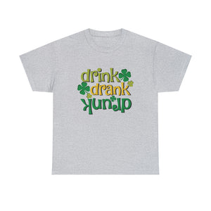 Drink Drank Drunk Heavy Cotton T-Shirt