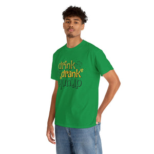 Drink Drank Drunk Heavy Cotton T-Shirt