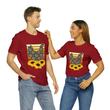 Load image into Gallery viewer, Chicken Sunflowers Short Sleeve T-Shirt
