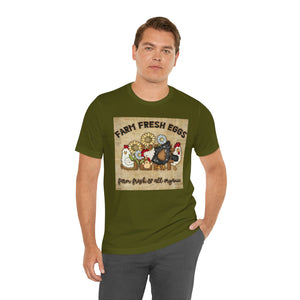 Farm Fresh Eggs Short Sleeve T-Shirt