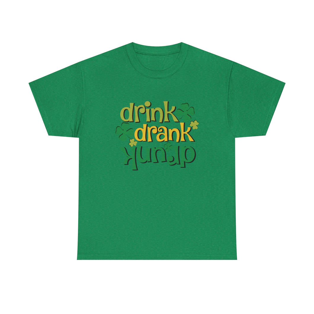 Drink Drank Drunk Heavy Cotton T-Shirt