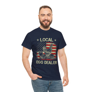 Patriotic Egg Dealer Heavy Cotton T-Shirt