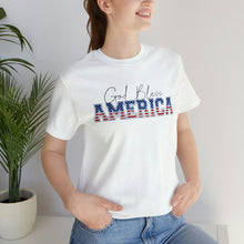 Load image into Gallery viewer, God Bless America Short Sleeve T-Shirt
