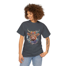 Load image into Gallery viewer, Highland Cow Heavy Cotton T-Shirt
