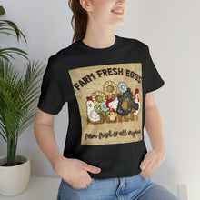 Load image into Gallery viewer, Farm Fresh Eggs Short Sleeve T-Shirt
