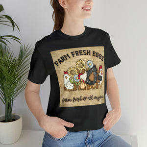 Farm Fresh Eggs Short Sleeve T-Shirt