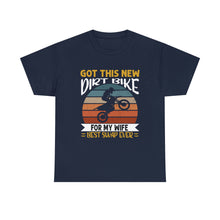 Load image into Gallery viewer, Dirt Bike Wife Swap Heavy Cotton T-Shirt
