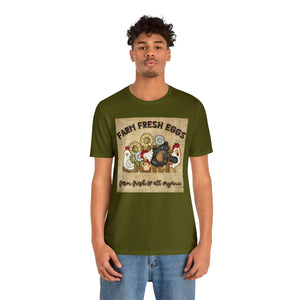 Farm Fresh Eggs Short Sleeve T-Shirt